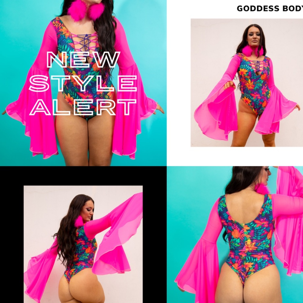 Goddess Pink Floral Women's Top